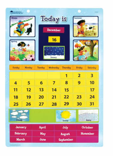 Magnetic Learning Calendar