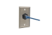 Cat6 RJ45 Shielded Industrial Panelmount Jack, Black