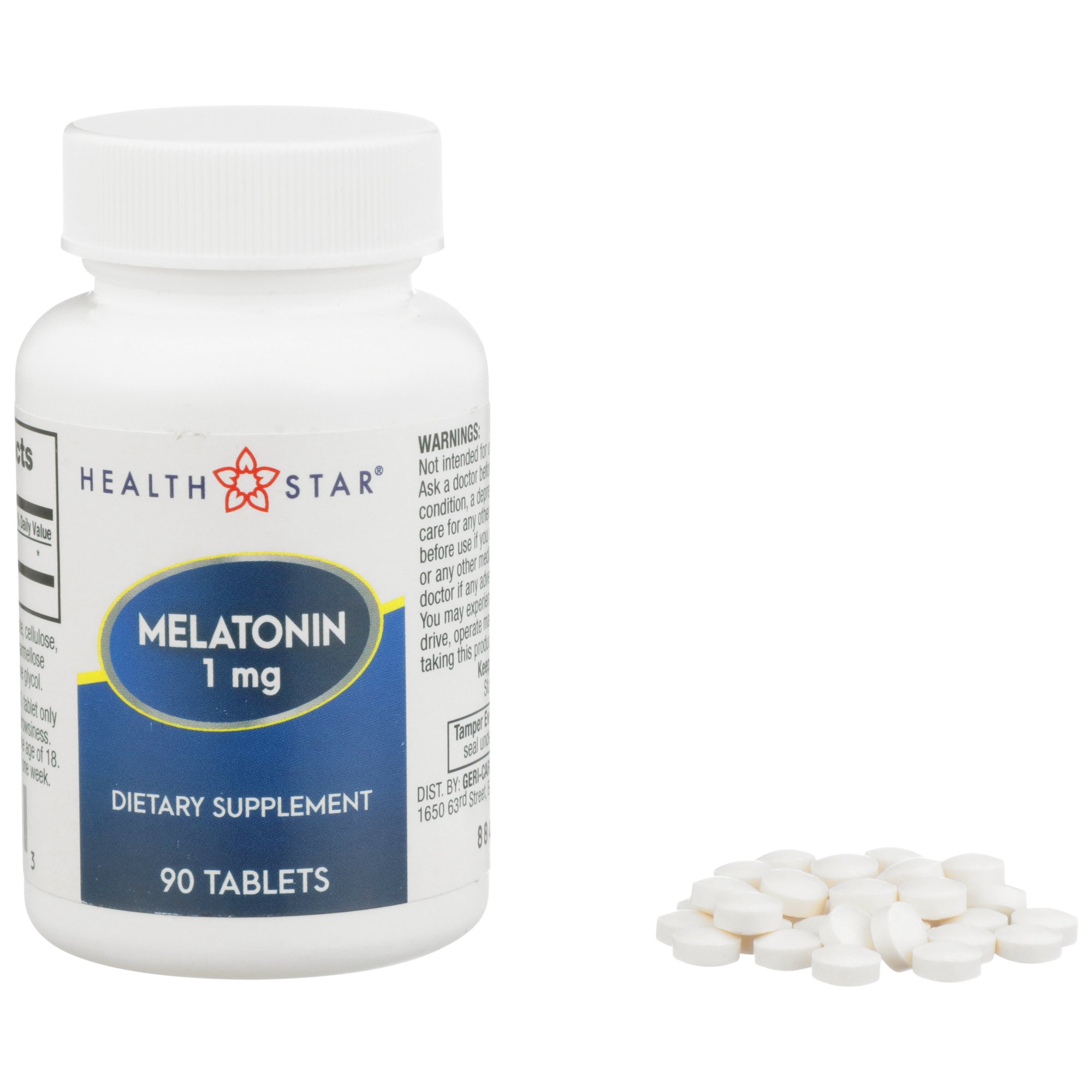 Health*Star Melatonin Natural Sleep Aid MK 972127