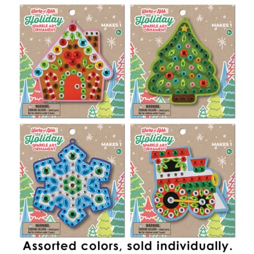 Holiday Sparkle Art Ornament Kit (assorted style)