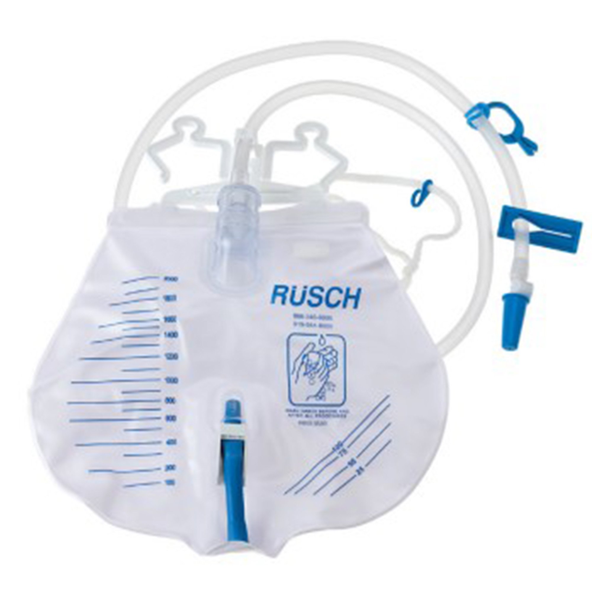 Rusch Premium Urinary Drain Bag, 2,000 mL MK 311200