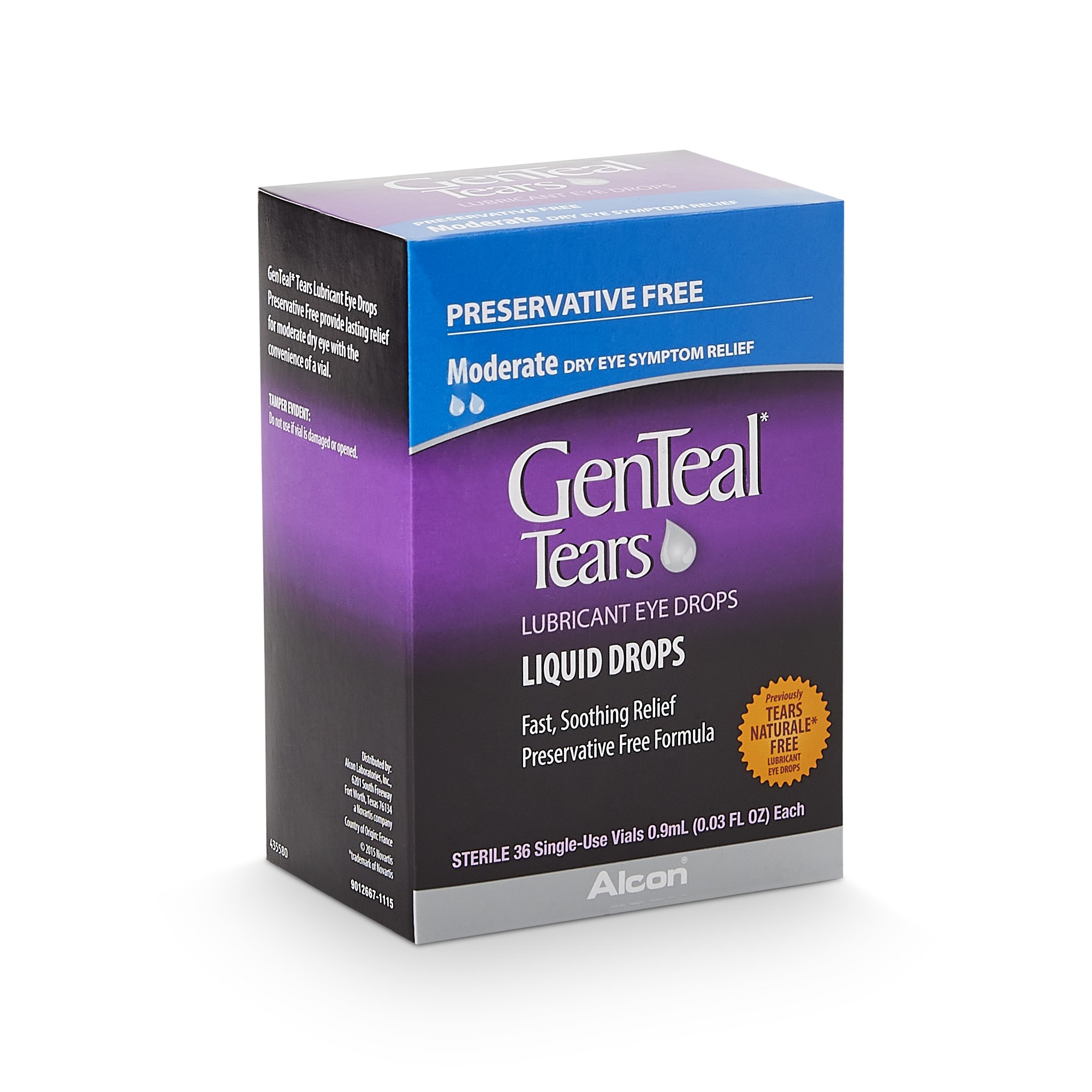 GenTeal Tears Lubricant Eye Drops Single-Use Vials MK 1124122