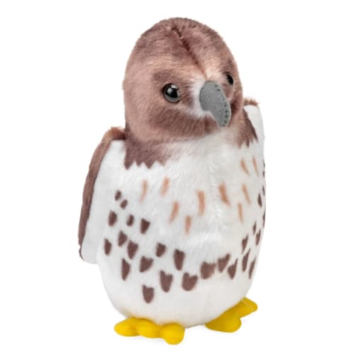 Audubon Bird: Red-Tailed Hawk Plush With Real Bird Call