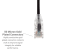CAT-6A Slim Ethernet Patch Cable, 10ft, Black