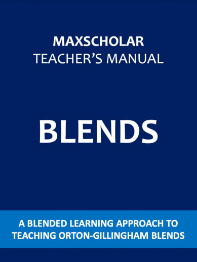 MaxScholar Teacher's Manual Blends