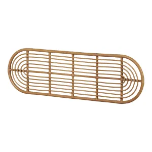 Rattan Wall-Mounted Headboard Retro