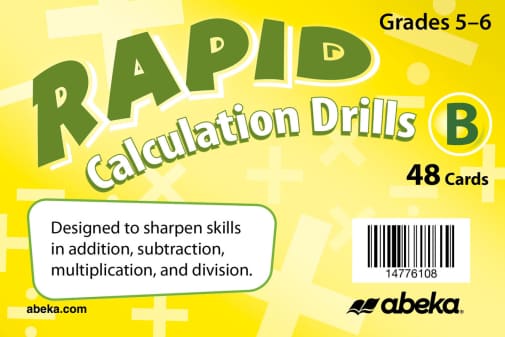Abeka Rapid Calculation Drills B