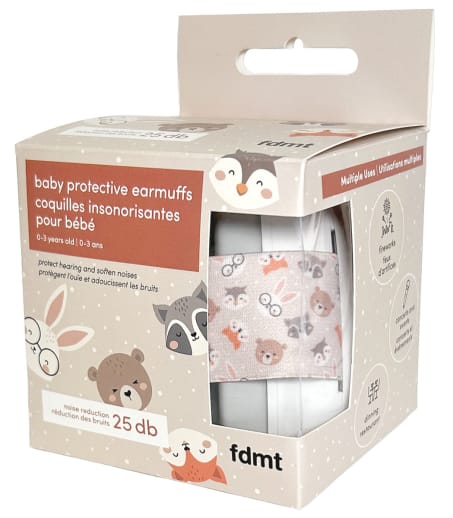 fdmt Baby Protective Earmuffs - Forest Friends