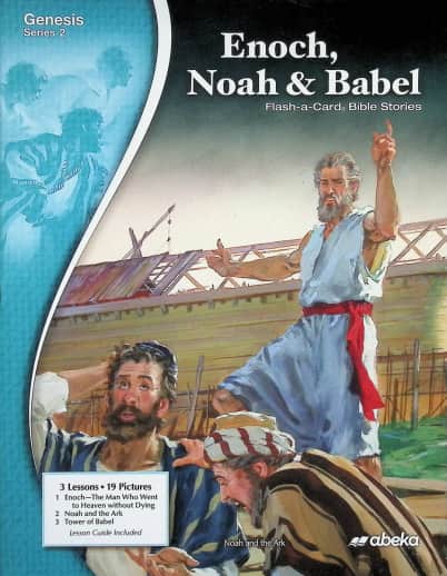Abeka Enoch, Noah, and Babel Flash-a-Card Bible Stories
