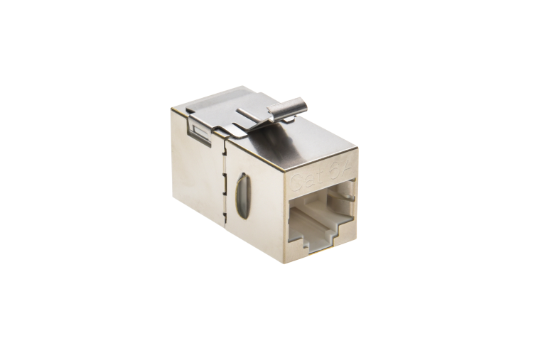Cat6A Shielded Snap-In Type In-Line Coupler