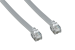 RJ12 6P6C Straight Modular Phone Cable, 14ft