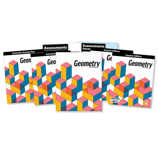 BJU Press Geometry Home School Kit 5th Edition