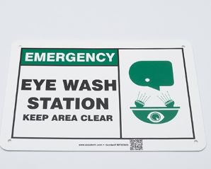 Lab Safety Supply Wall Sign, 7 x 10 Inch MK 1007629
