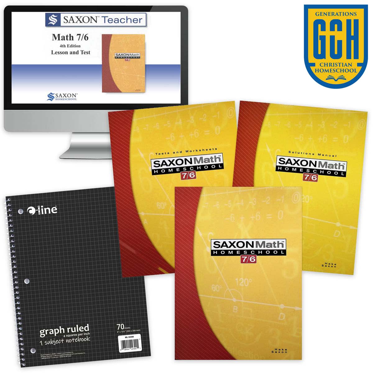 Generations Homeschool Grade 6 Math Package