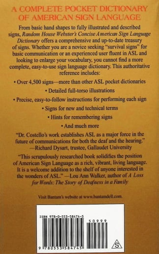 洋書 American Sign Language Dictionary American Sign Language Dictionary, Third Edition by Martin