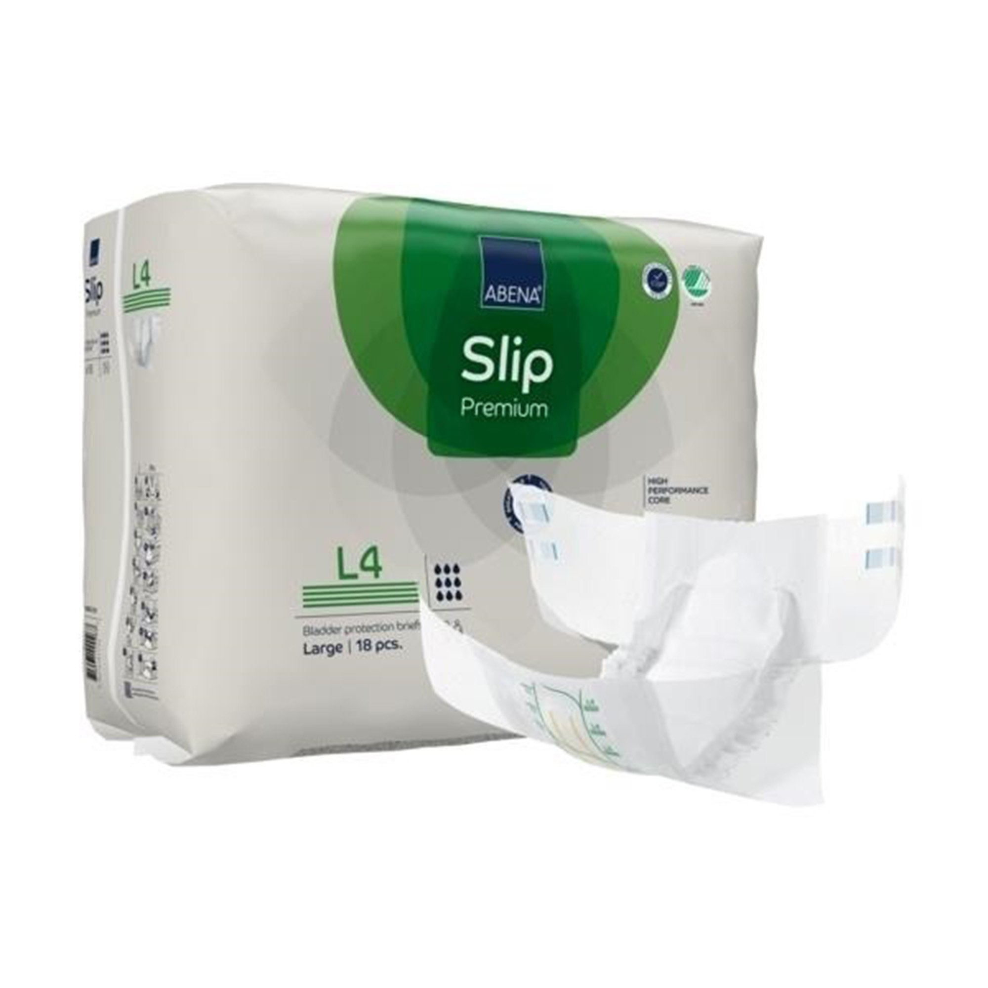 Abena Slip Premium L4 Incontinence Brief, Large MK 1218208