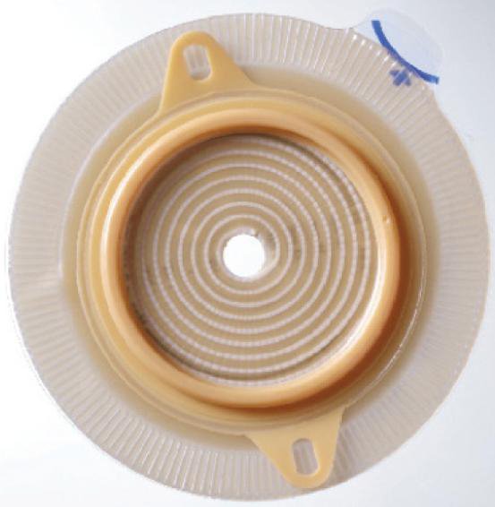 Assura Deep Convex Ostomy Barrier, 15 mm Stoma Opening, Green Color Match MK 551340