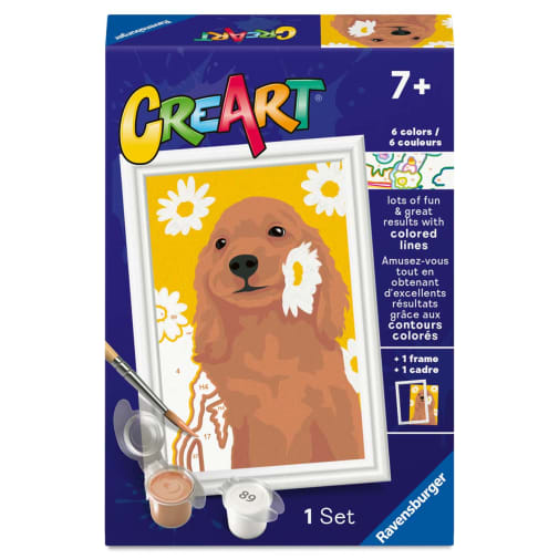 CreArt Paint by Number: Sunny Cocker Spaniel (3x5)