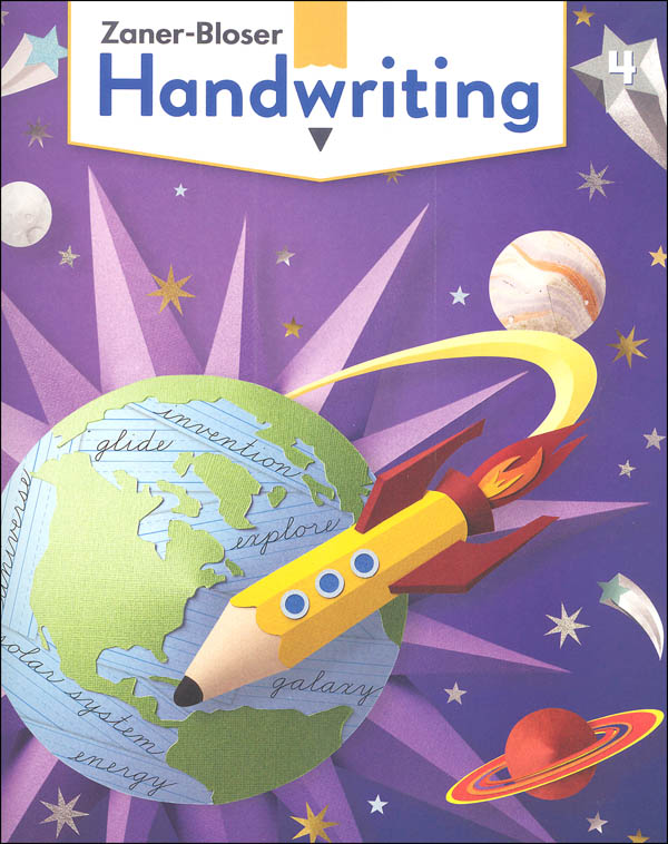 New! 2 CURSIVE Handwriting Practice Workbook Zaner-Bloser Book Elementary  Kids