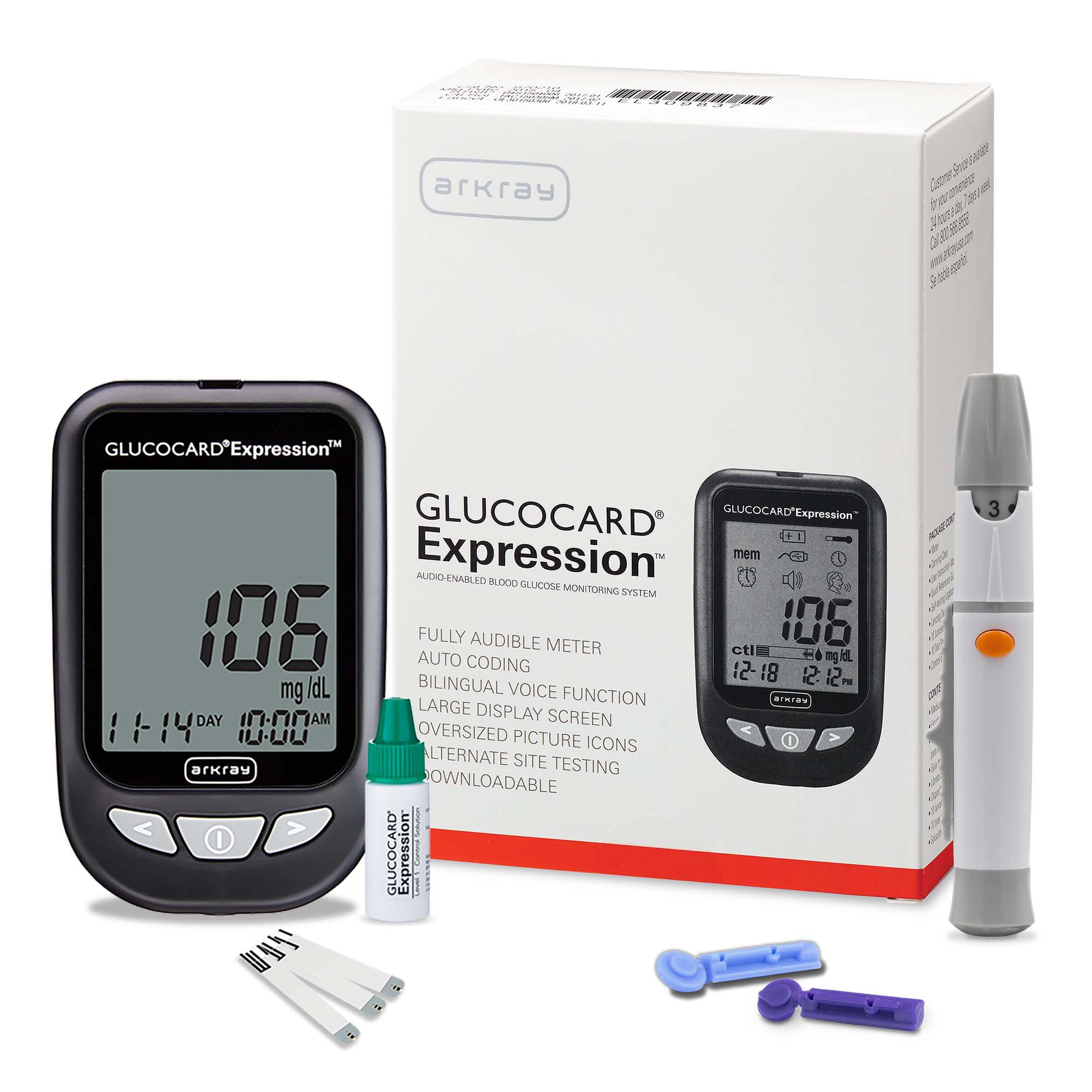 Glucocard Expresson Blood Glucose Meter Kit MK 809447