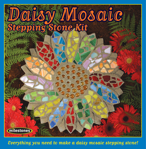 Milestones Daisy Mosaic Stepping Stone Kit