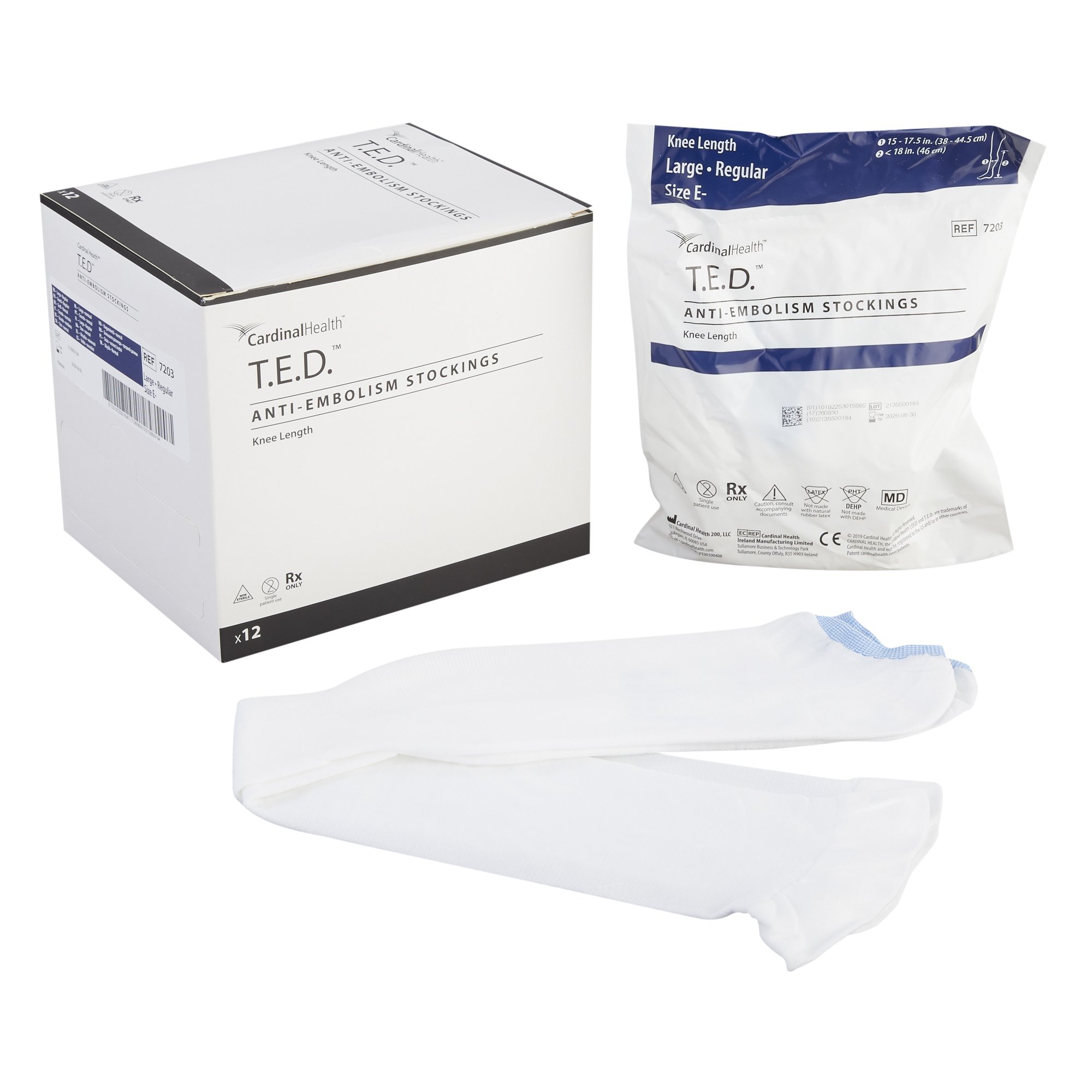 T.E.D. Anti-Embolism Stockings, Large / Regular MK 10196