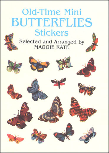 Old-Time Mini Butterflies Stickers