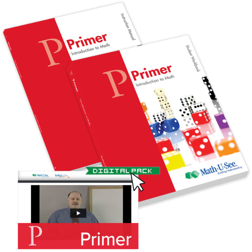 Math-U-See Primer Set (no Integer Blocks)
