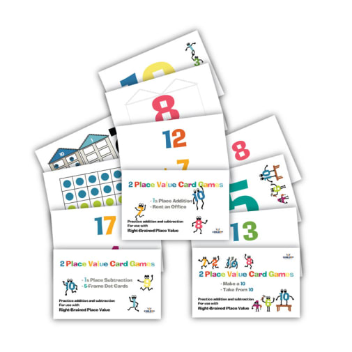 Right-Brained Addition & Subtraction Volume 2 Games