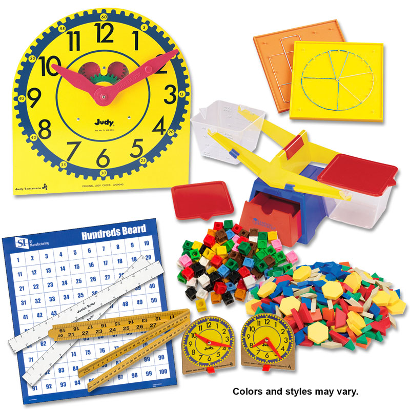 Manipulative Kit 1 (Plastic Pattern Block Upgrade, Judy Clock - Optional Items)