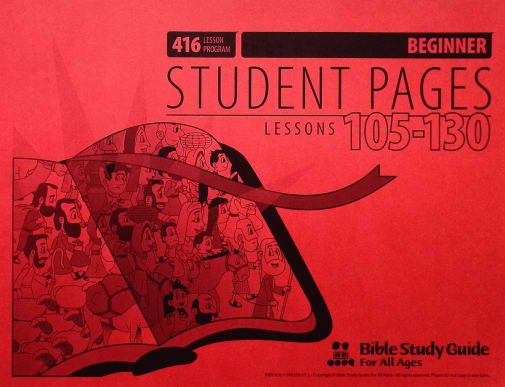 Beginner Student Pages for Lessons 105-130