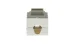 Cat6 RJ45 110 Type Keystone Jack, Gray