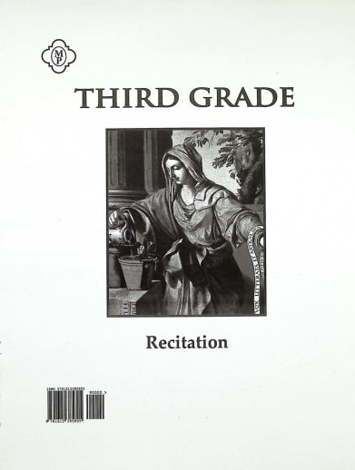 Memoria Press Third Grade Recitation