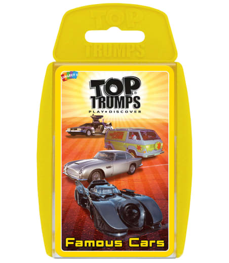 Top Trumps Card Game - Famous Cars