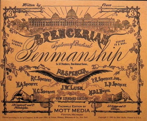 Spencerian Penmanship Copy Book 3