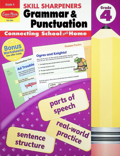 Skill Sharpeners: Grammar & Punctuation - Grade 4