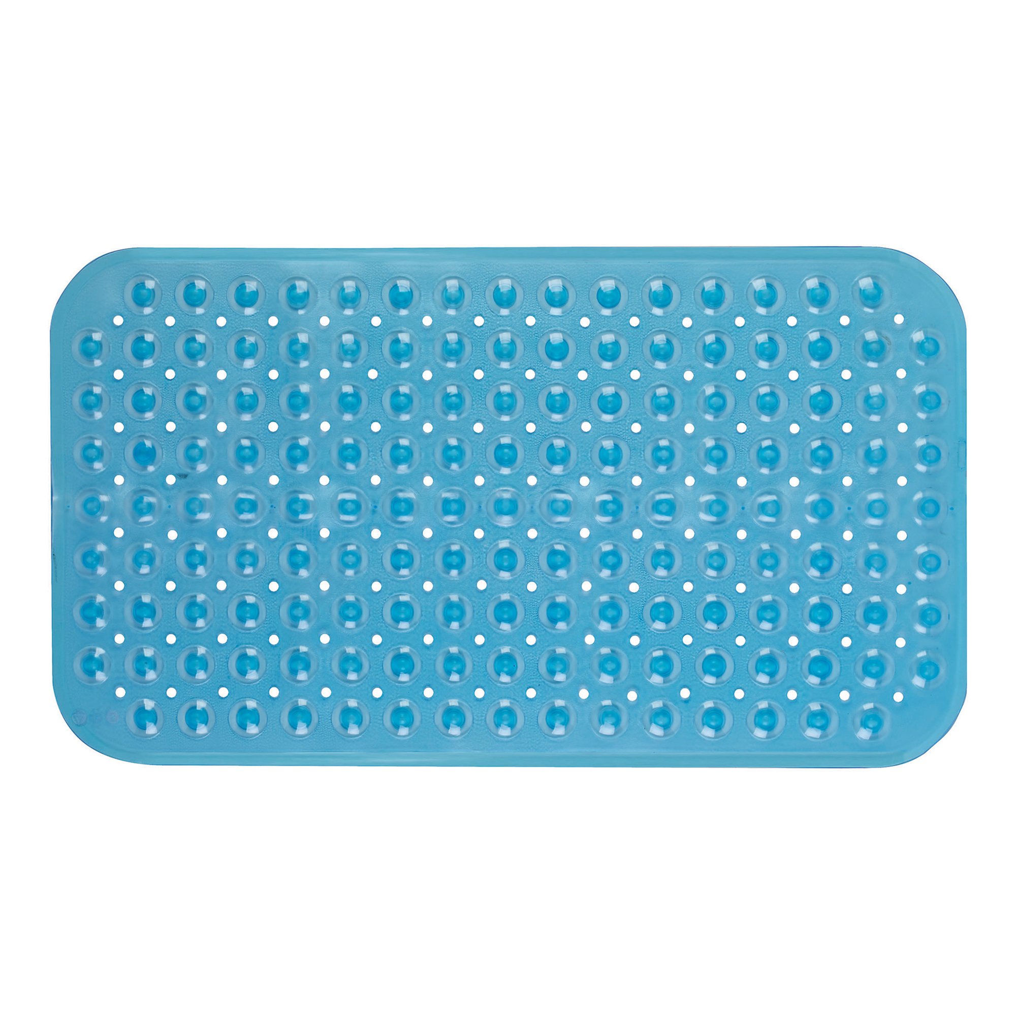 Theracare Bathtub Mat, Antifungal, Blue, 15 x 27 Inch MK 1257842