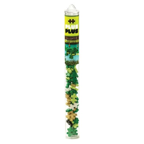 Plus-Plus Tube - Alligator (Zoo) 70 piece