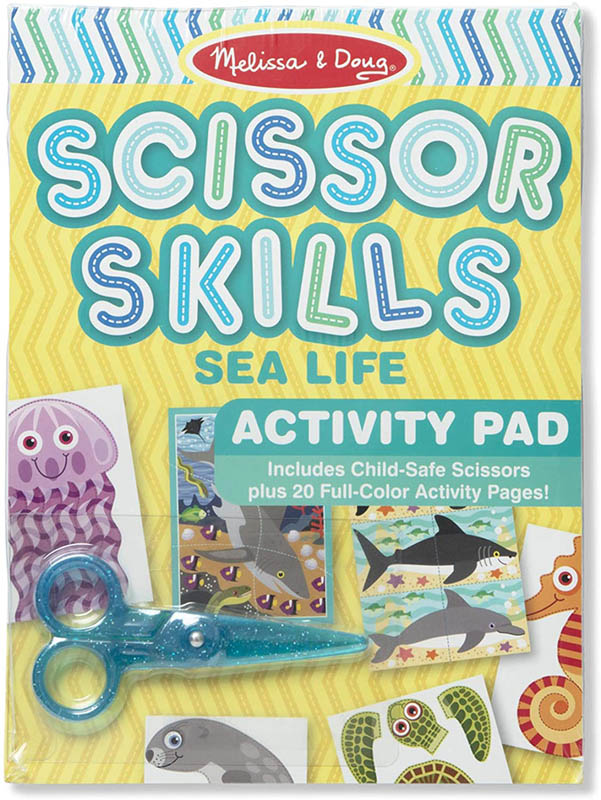 Melissa & Doug Scissor Skills Activity Pad, Sea Life