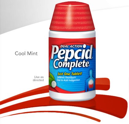 Pepcid Complete Calcium Carbonate / Magnesium Hydroxide / Famotidine Antacid MK 783382