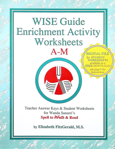 WISE Guide Enrichment Activity Worksheets A-M