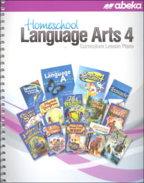Abeka Language Arts 4 Curriculum Homeschool Lesson Plans