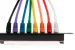 24 Port Cat6 1RU Rack Mount Patch Panel