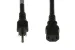 AC Power Cord, 5-15P to C13, 14 AWG, 25ft, Black