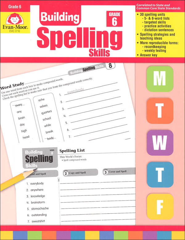 Building Spelling Skills, Grade 6+ Reproducible Teacher