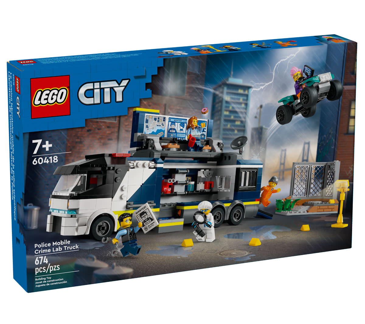 LEGO City Police Mobile Crime Lab Truck (60418), image size:1200x1064