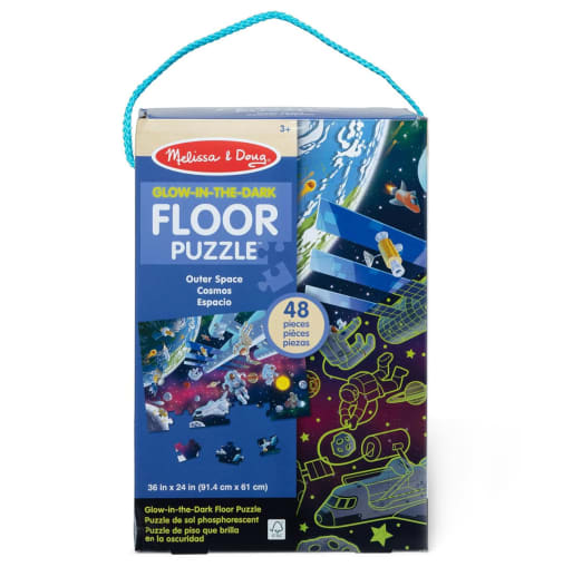 Melissa & Doug Outer Space Glow in the Dark Floor Puzzle