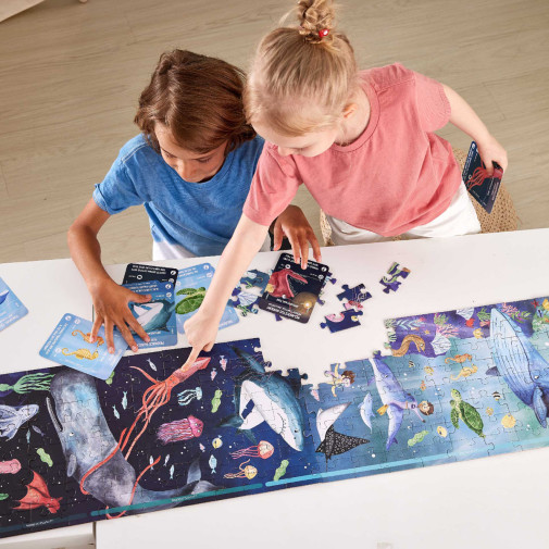 Ocean Life Puzzle - Glow in the Dark (200 pieces)