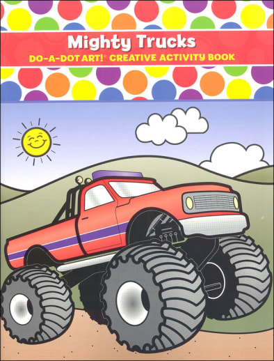 Mighty Trucks Creative Art Book