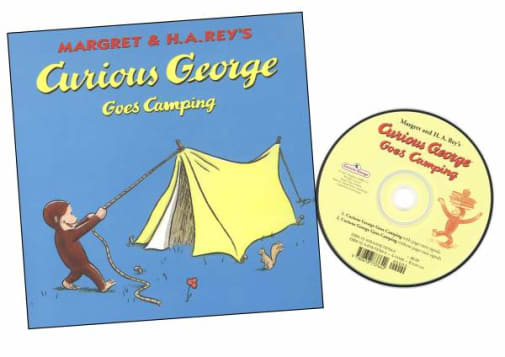 Curious George Goes Camping Book & CD
